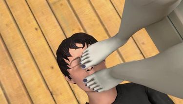 Raven Foot Fetish