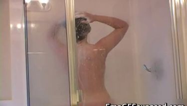 Naked shower video