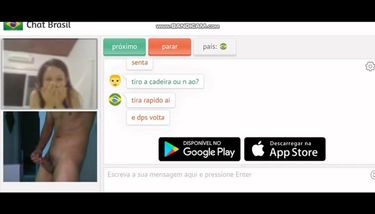 Horny brazilian chick on webcam
