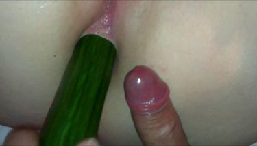 Cucumber sex porno