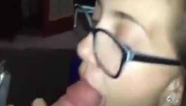 Girl with glasses blowjob amateur-adult videos