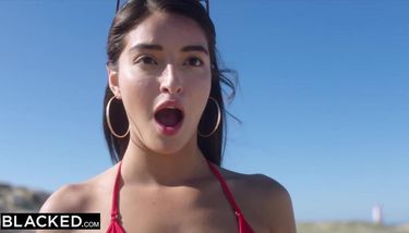 Tiffany in vacation porn video with a hot gal and her fucker