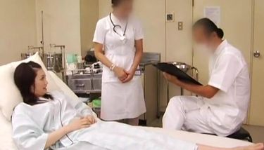 Cute Japanese creamed well during medical examination