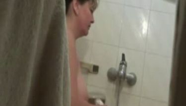 Busty Mom In Shower
