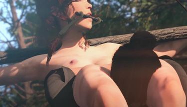 Lara Croft Tied Up Naked