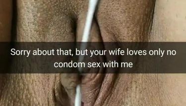 Incredible homemade cuckold, cellphone, condom sex scene