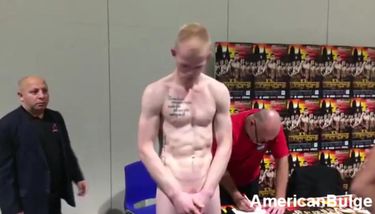 Naked Wrestling Weigh In